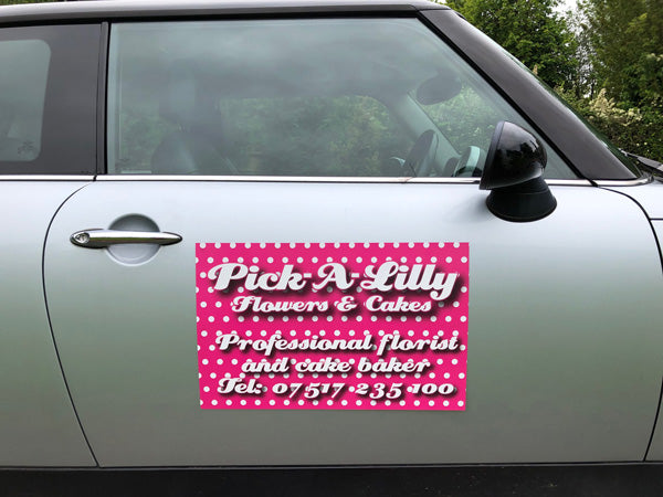 Landscape Magnetic Car signs - Reflex Print Store