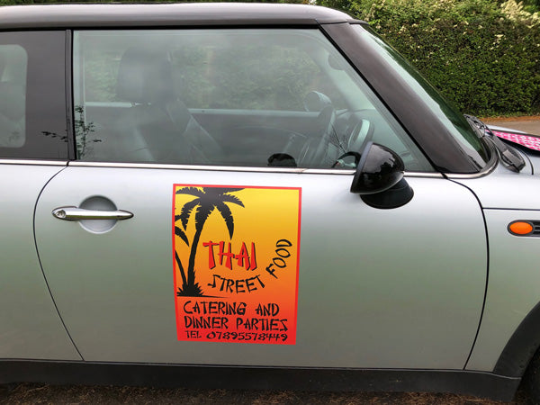 Portrait Magnetic Car signs - Reflex Print Store